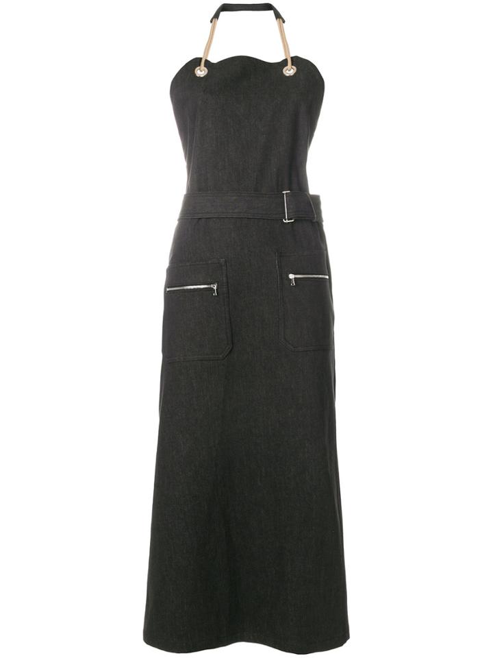 Nehera Drew Midi Dress - Black