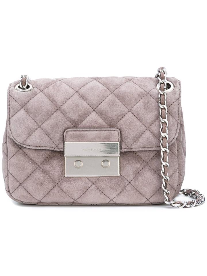 Michael Michael Kors 'sloan' Crossbody Bag, Women's, Grey, Suede
