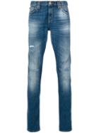 Philipp Plein - Light-wash Skinny Jeans - Men - Cotton/polyester/spandex/elastane - 34, Blue, Cotton/polyester/spandex/elastane