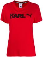 Karl Lagerfeld X Puma T-shirt - Red
