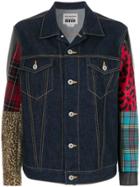 Junya Watanabe Comme Des Garçons Multi Fabrics Denim Jacket - Blue