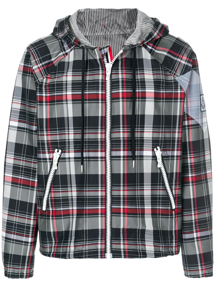 Moncler Plaid Windbreaker - Blue