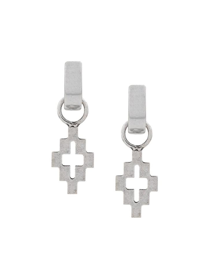 Marcelo Burlon County Of Milan Cross Earrings - Silver