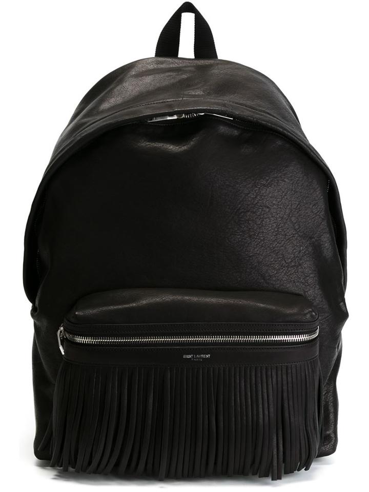 Saint Laurent Fringed Backpack