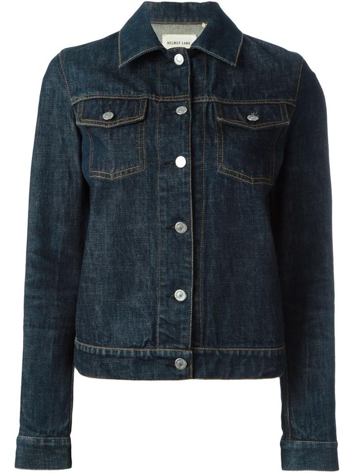 Helmut Lang Vintage Classic Denim Jacket, Women's, Size: 38, Blue