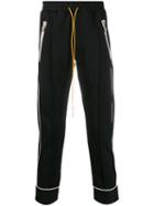 Rhude Zipped Track Pants - Black