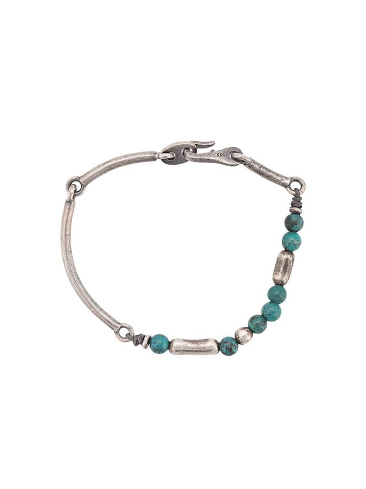 M. Cohen Clasp Bead Bracelet - Green