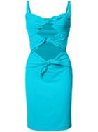 Moschino - Knot Detail Beach Dress - Women - Polyamide/spandex/elastane - S, Blue, Polyamide/spandex/elastane