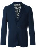 Ps By Paul Smith Three Button Blazer, Men's, Size: 52, Blue, Wool