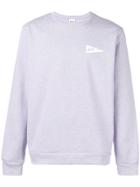 A.p.c. Bernard Logo Sweatshirt - Purple