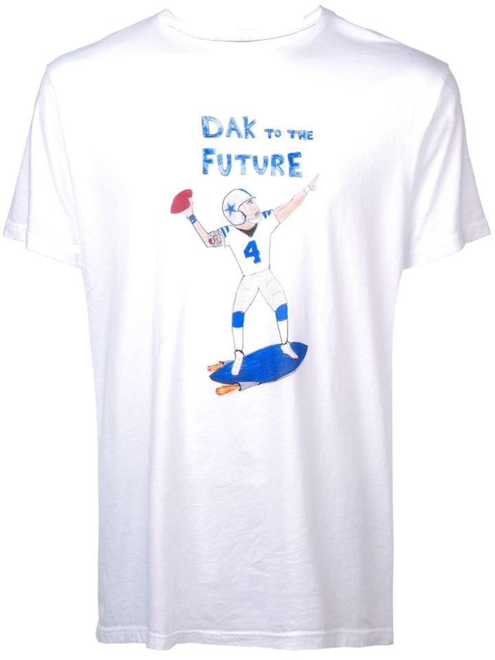 Unfortunate Portrait Dak To The Future T-shirt - White