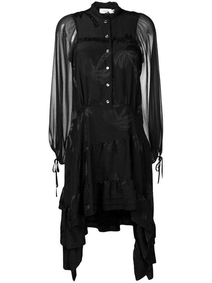 Coach Asymmetric Jacquard Dress - Black