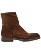 Pantanetti Zipped Ankle Boots - Brown