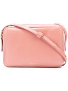 Mansur Gavriel Double Zip Crossbody Bag - Pink & Purple