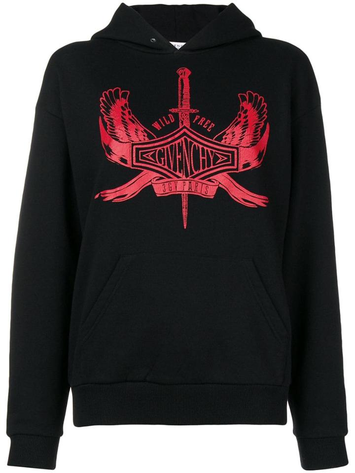 Givenchy Hooded Sweatshirt - Black