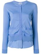 Moncler Front Buttoned Up Sweater - Blue
