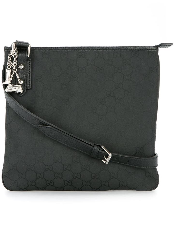 Gucci Vintage Gg Messenger Shoulder Bag - Black