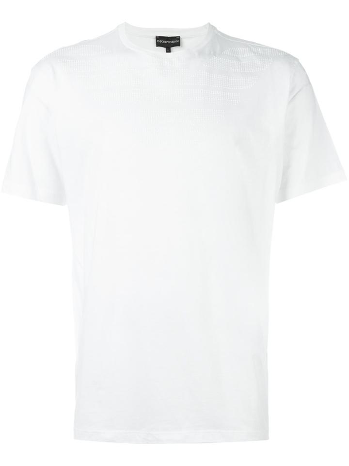 Emporio Armani Eagle Logo Print T-shirt - White