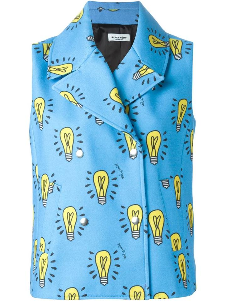 Au Jour Le Jour Light Bulb Motif Vest