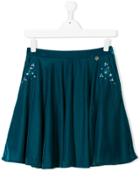 Lanvin Petite Embellished Pleated Skirt - Green