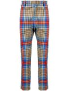 Charles Jeffrey Loverboy Check Print Trousers - Multicolour