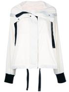 Dkny Concealed Placket Jacket, Women's, Size: Xs/s, White, Nylon