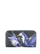 Givenchy Bird Print Continental Wallet - Black