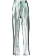 Indress Metallic Effect Trousers - Silver