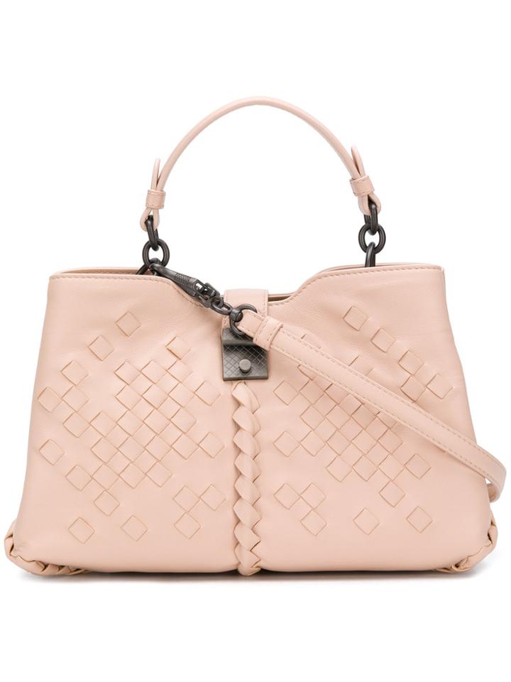 Bottega Veneta Small Napoli Bag - Pink & Purple