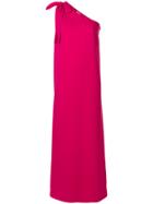 P.a.r.o.s.h. One-shoulder Long Dress - Pink & Purple