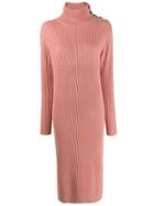 See By Chloé Turtleneck Dress - Pink