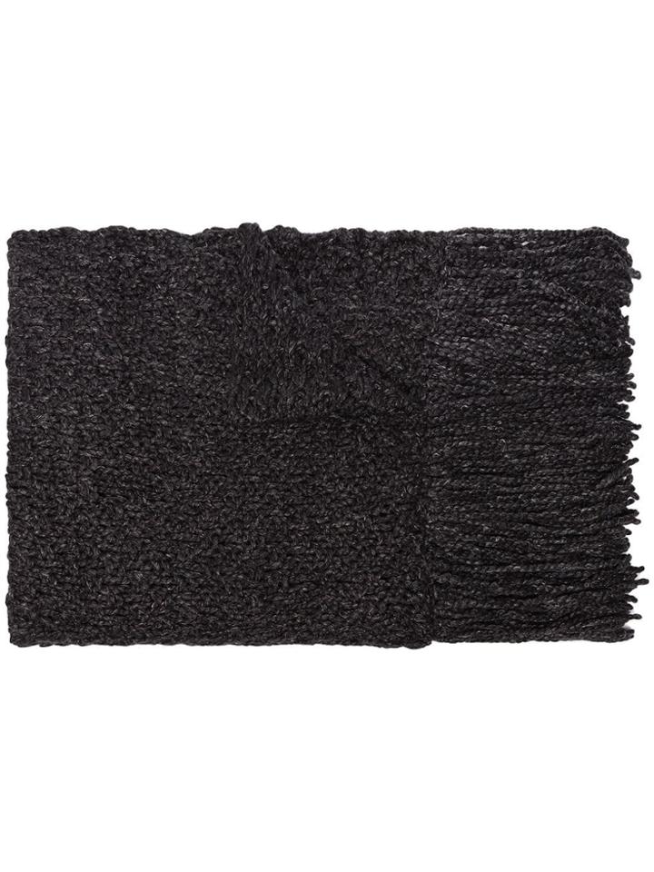 Aessai Aessai Blk Blnkt Merino Scrf - Black