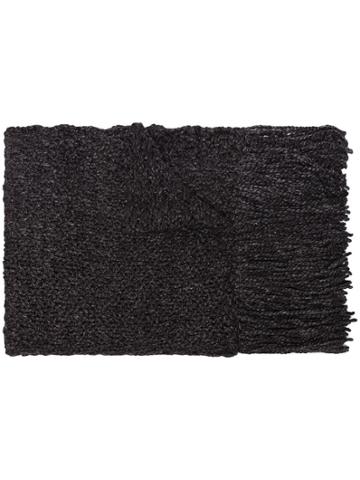 Aessai Aessai Blk Blnkt Merino Scrf - Black