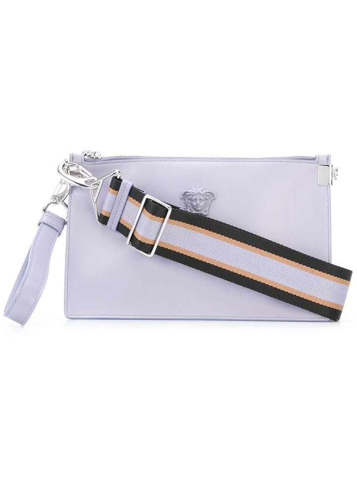 Versace - Medusa Pouch - Women - Cotton/leather - One Size, Pink/purple, Cotton/leather