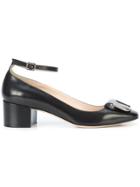 Carven Ankle Strap Pumps - Black