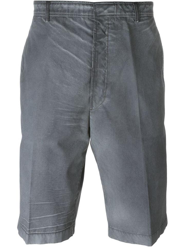 Lanvin Bermuda Shorts, Men's, Size: 48, Black, Cotton/viscose