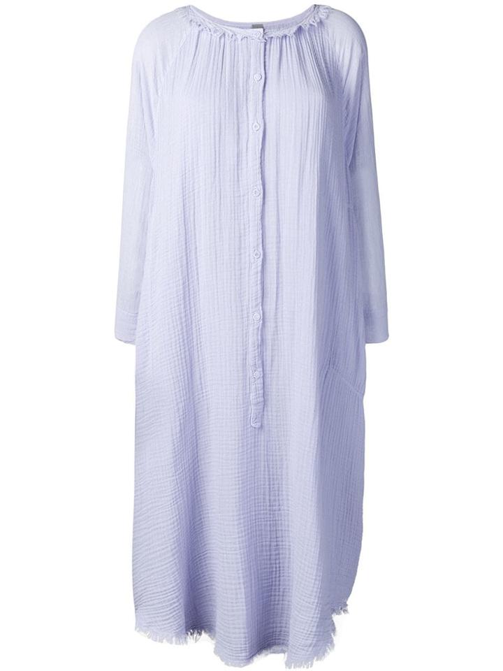 Raquel Allegra Loose-fit Shirt Dress - Purple