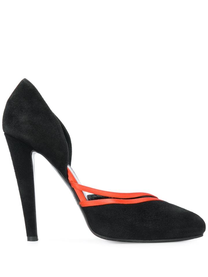 Giorgio Armani Pre-owned 2000s Cut-out Pumps - Black