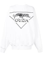 Krizia Round Neck Sweatshirt - White