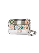 Fendi Micro Double Baguette Cross Body Bag - Metallic