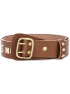Hysteric Glamour Studded Buckle Belt - Brown