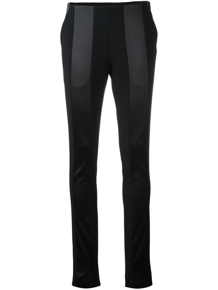 Paco Rabanne Contrast Detailing Trousers - Black