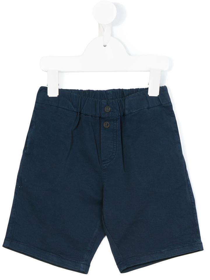 Babe And Tess - Bermuda Shorts - Kids - Cotton/elastodiene - 4 Yrs, Blue