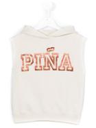 Bellerose Kids Pina Sleeveless Hoodie, Girl's, Size: 8 Yrs, Nude/neutrals