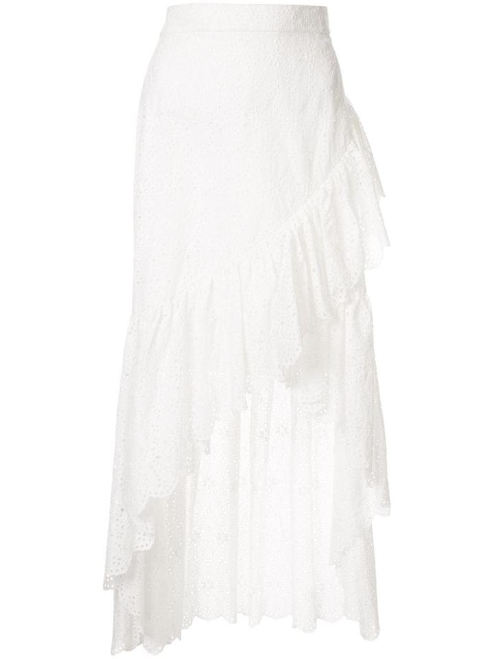 Sir. Amelie Asymmetric Skirt - White