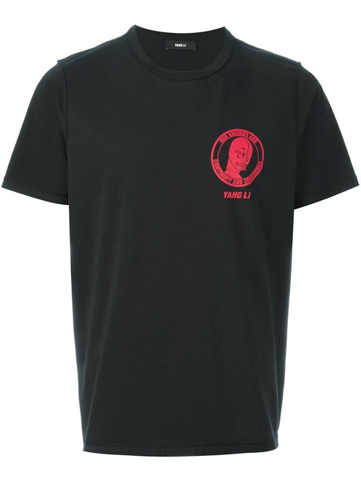Yang Li 'mask' T-shirt - Black