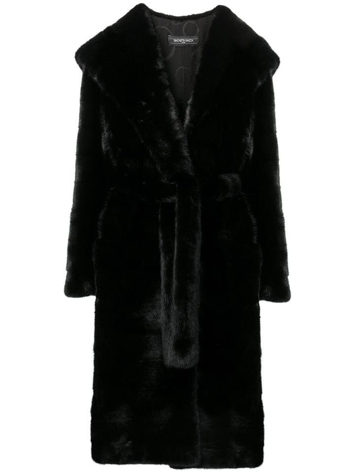 Simonetta Ravizza Maddie Fur Coat - Black