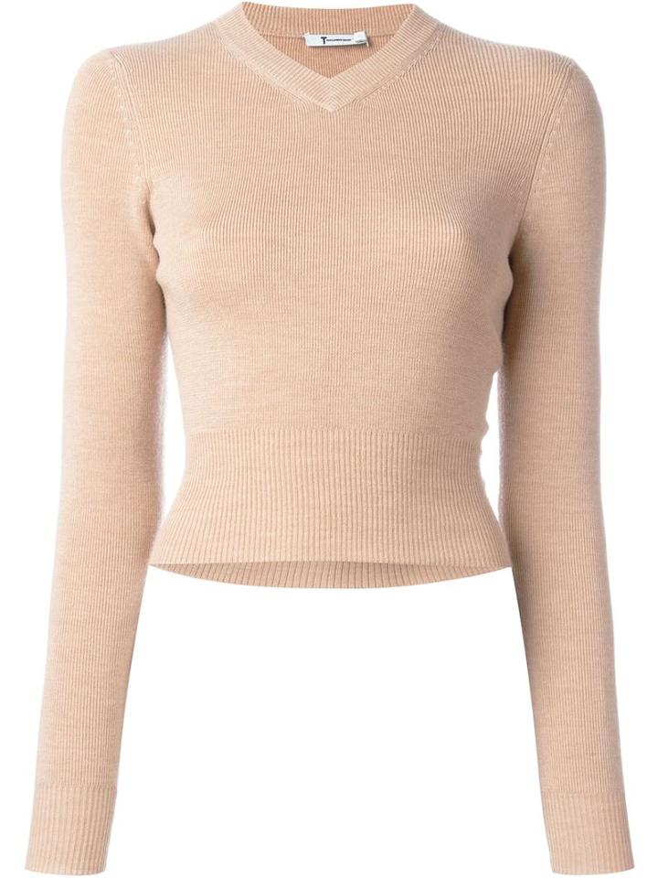 T By Alexander Wang Slit Back Sweater