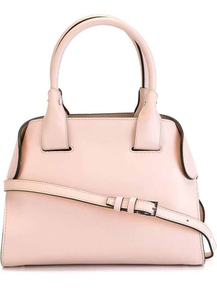 Tod S Small Cape Tote, Women's, Pink/purple, Leather