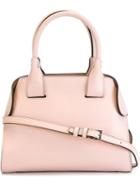 Tod S Small Cape Tote, Women's, Pink/purple, Leather